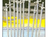 韦特塔罗牌宝剑十(正位/逆位)牌面解析_上官樰